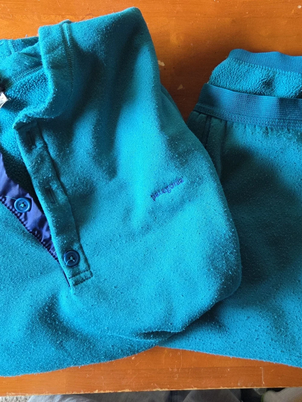 Patagonia Capilene Vintage Teal Base Layer